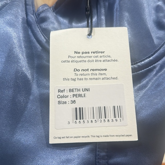 Rouje Beth top blue NWT lingerie - Picture 5 of 6